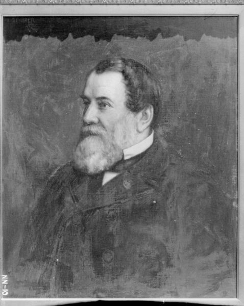 Portrait of Cyrus Hall McCormick by L.G. Parker.