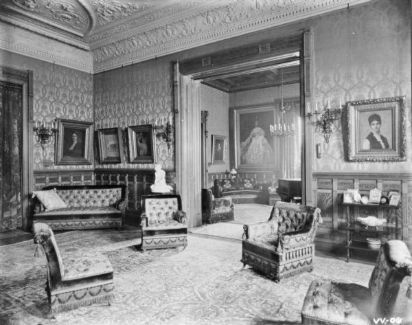 Interior view of parlor.