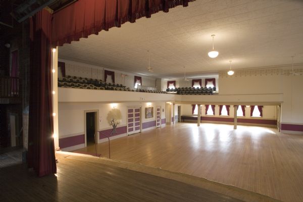 View of Independence Opera House Auditorium and from stage.