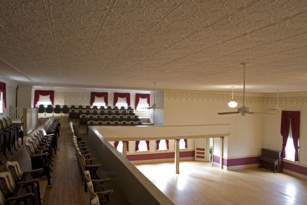 View of Independence Opera House auditorium from balcony.