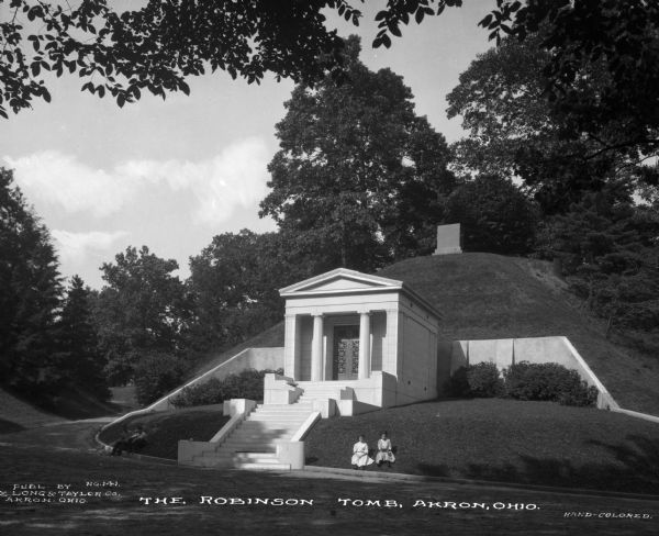 The tomb of the Robinson family, a large burial vault.
