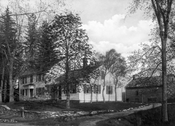 A view of Wolf Den Farm, best known for the wolf's den where General Israel Putnam killed the last wolf in Connecticut.
