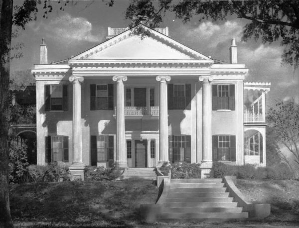 "Homewood," one of the largest mansions in the Natchez area, was built in 1855-1860.