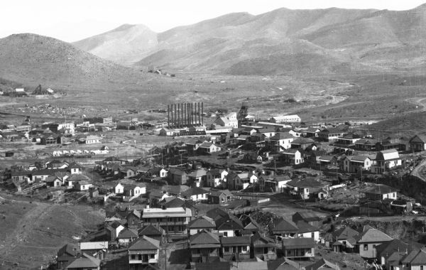Elevated view of Junction Mine and the surrounding neighborhood.