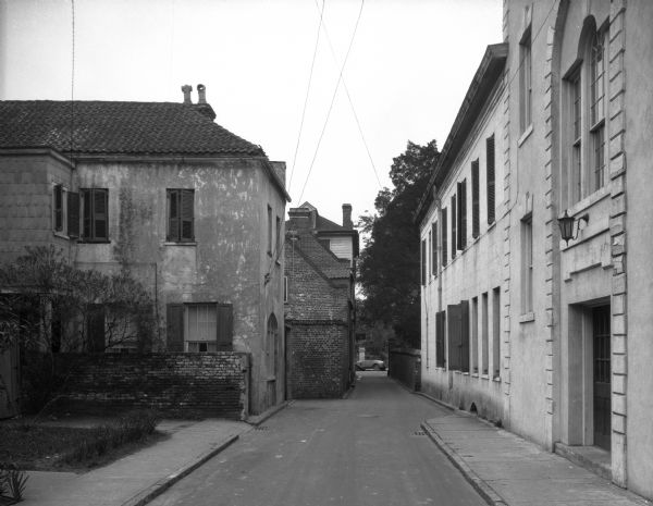 View of Saint Michael's Alley.