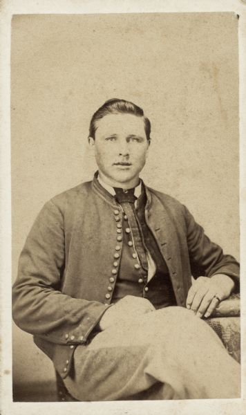 Unknown Union Soldier | Photograph | Wisconsin Historical Society