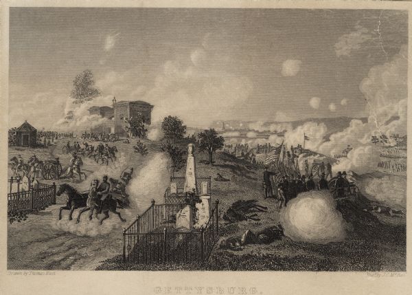 Engraving excerpted from John S.C. Abbott's History of the Civil War in America.