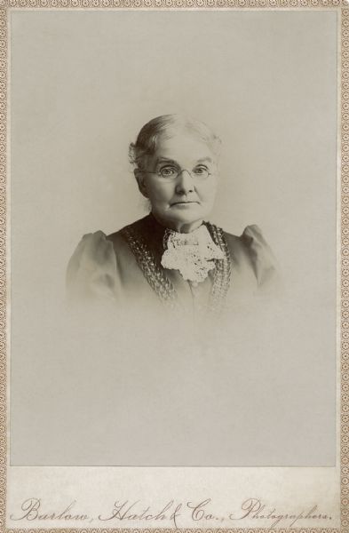 Vignetted carte-de-visite portrait of Anne Crooks Taylor, Richard Quinney's great great grandmother.