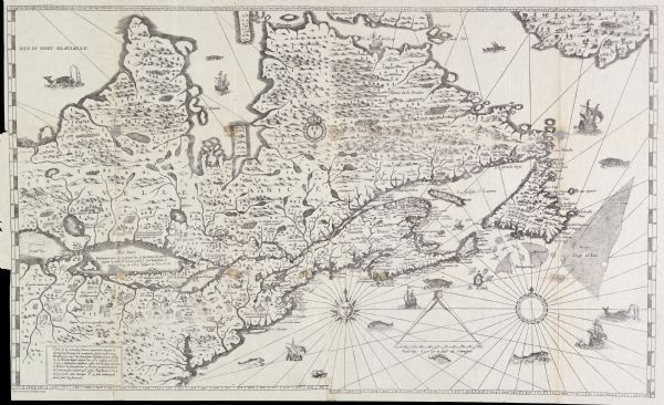 Voyages Of Samuel De Champlain Map Or Atlas Wisconsin Historical   1006000067 L 