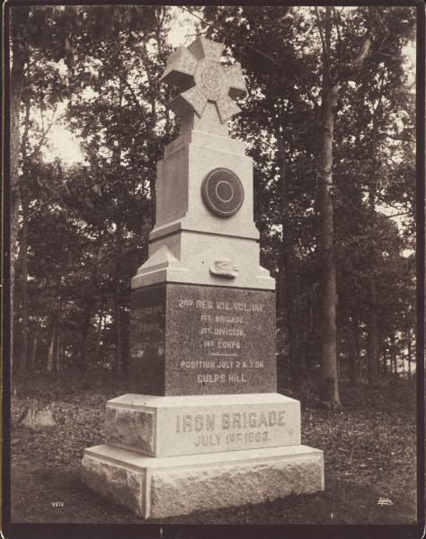 Iron Brigade Monument: Gettysburg, Iron Brigade monument. 