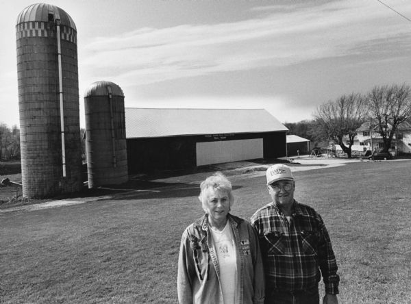 Paul and Carol Frank live at N7409 Ferris Road (Section 33). Carol, who has lived on this farm most of her life, is a third generation. Her father, Rudy Pamperin, and grandfather, Emil Giese, were the previous owners.
