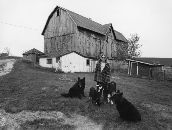 For 8 years, Laura Mork has lived on this farm at N8369 Hwy 175 (Section 22) with her two goats and two dogs.  