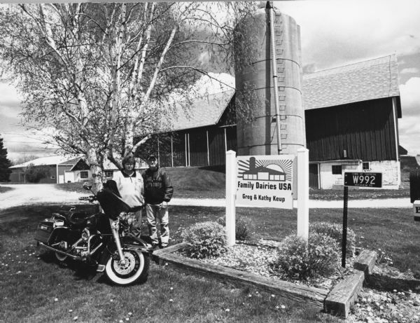 Greg and Kathy Keup live at W992 Hocheim Road. In 2000 they discontinued farming. They both have "Harley" motorcycles and plan a trip to Sturgis, South Dakota, this summer.