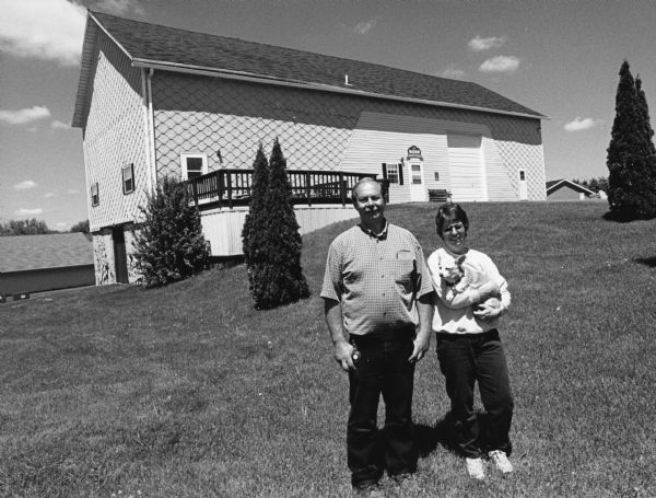 Andy and Karen Schnitzler, owner/operator of the River View Hills and Apartments, 100 Kelly Boulevard, use this barn for their Community Center.