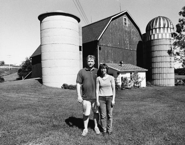 John and Kris Groeschel live at N8200 Hwy 175. They moved here in 1992 from West Bend. The farm was formerly owned by Ed Bodden, and then Al and Ann Bodden.