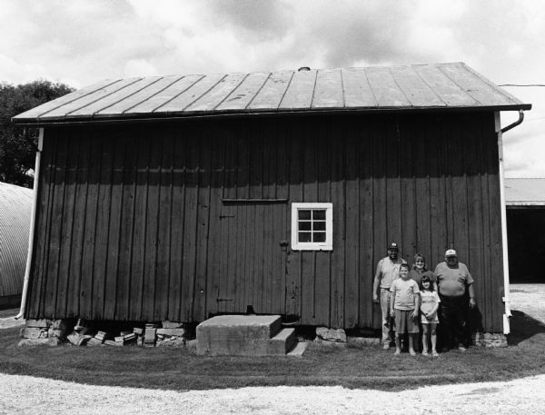 This old granary still stands on the Fink Farm. The farm dates back to Harry Fink Sr., 1917; Henry Jr., 1928; Roger, 1970; and John, 1995.  They currently milk 65 cows.