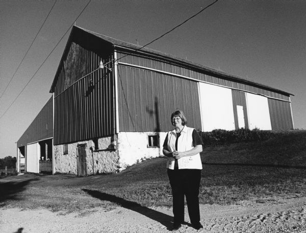 This barn is located across the road from the Marilyn Steger home at W882 West Bend Rd.