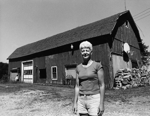 This barn belongs to Sue Mitchell, at 502 Mayville St., in Theresa Village limits. At one time, William Frings operated a milk delivery business out of this barn.