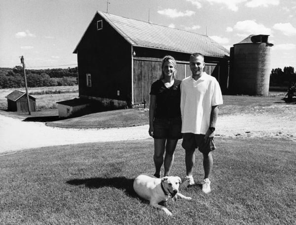 Eric and Melissa Krueger, and their dog Stanley, live at W2001 Hwy 28/67 (section 17). Melissa works at the Dodge County Jail, and Eric is a patrolman. He is also an officer in the Army Infantry Reserves.