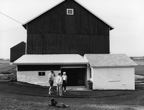 The Lousbergs purchased their property in 1979. The barn is owned by Dan Nickel.