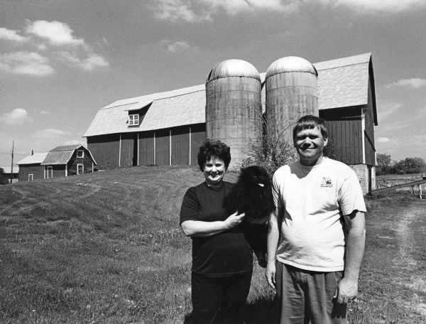 Randy and Carrie Wendling own this barn located at W2419 Allen Road. Randy's parents, Reinhold and Ester, bought the farm in 1945 from Tony Jagow. Randy and Carrie took it over in 1976.