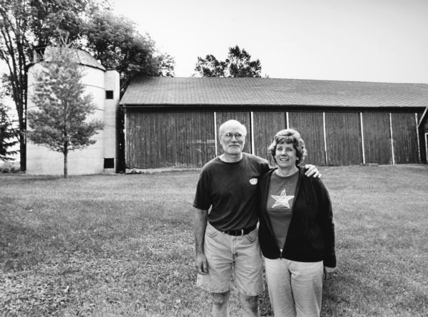 Tom and Leslee Kovalaske, who were married in Milwaukee in 1985, held their wedding reception in this barn.