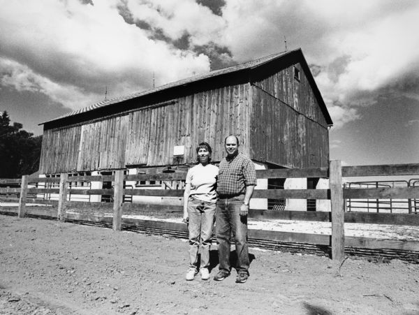 Larry and Noreen Dogs live at N8231 Hwy P (Section P). They purchased the property in 1981. Cows were last milked here in 1956. This was the Armond Benter farm.