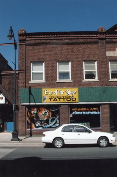 Exterior view of "Eye of the Tiger Custom Tattoo."