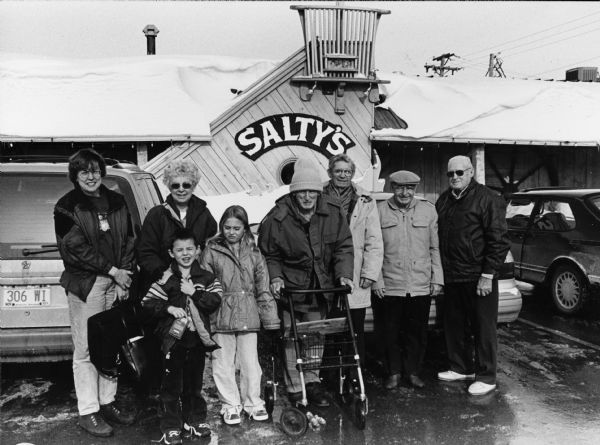 "The Wilz family of Appleton join us at noon, at Salty's in Fond du Lac. Salty's Seafood & Spirits is at 503 N. Park Avenue in F.D.L."
