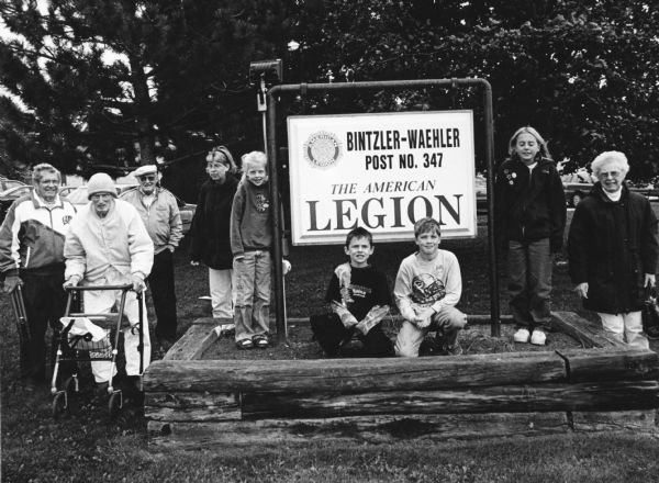 "Members of the Wilz & Hren families join us at American Legion Post 347 in Lomira, WI."