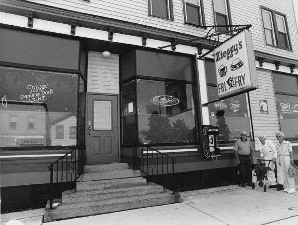 "Zieggy's is at 933 Indiana Avenue in Sheboygan, WI. When Shirley had some medical attention at St. Lukes's Hospital, her roommate recommended Zieggy's."