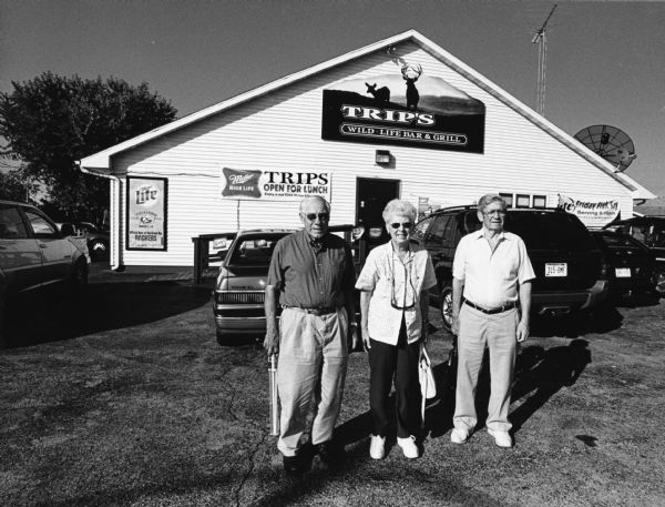 "Bob Klink, Shirley's cousin, was our guest when we visited Trip's on 151 at Pipe."