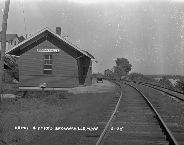 The Brownsville train depot.