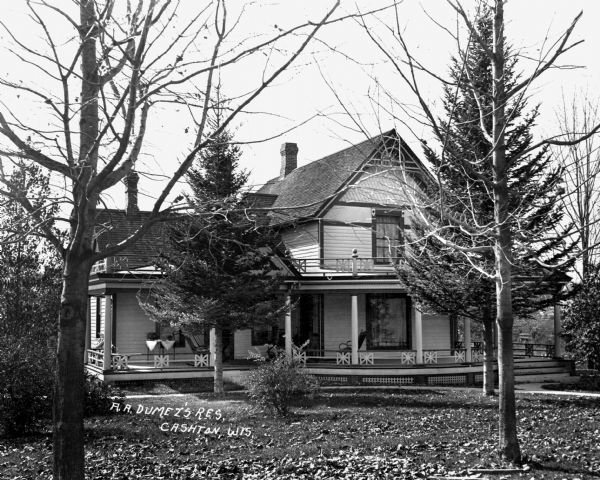 Exterior of the home of A.A. Dumez.