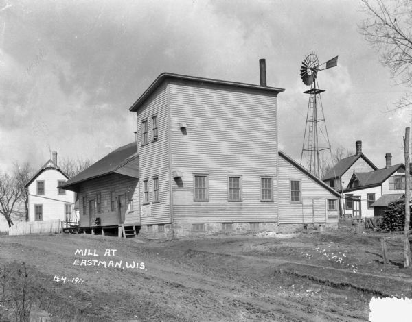 Exterior view of a non-specified mill.