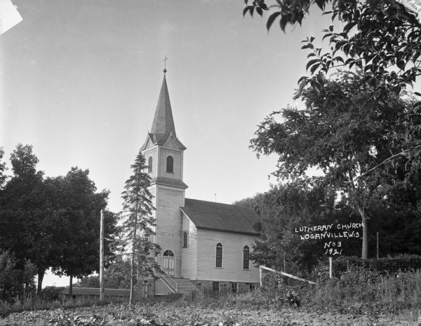 Exterior view of the Lutheran Church.