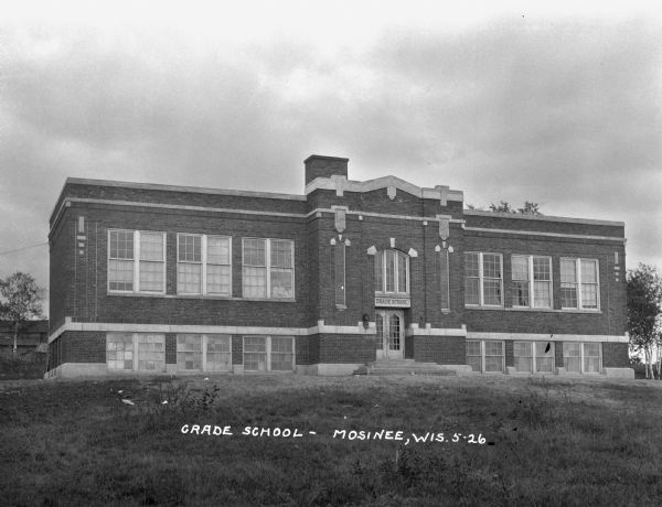 Exterior of the grade school.