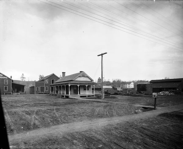 F.G. and C.A. Stanley Manufacturing Company office and lumberyard.