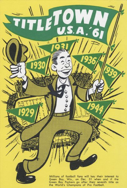 The cover of "Titletown, U.S.A. '61," a Special edition of the "Green Bay Press-Gazette."