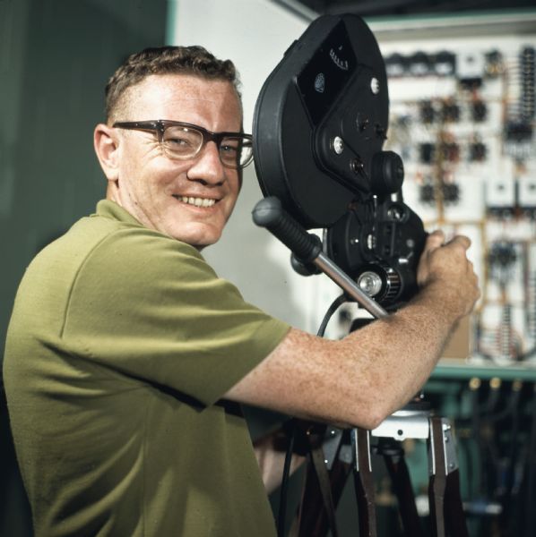 Bill Duren of Chippewa Falls, founder of Cygnet Films. Cygnet Films made training films. After his premature death, the company became known as Spectrum Industries and began to specialize in the manufacture of furniture for learning environments.