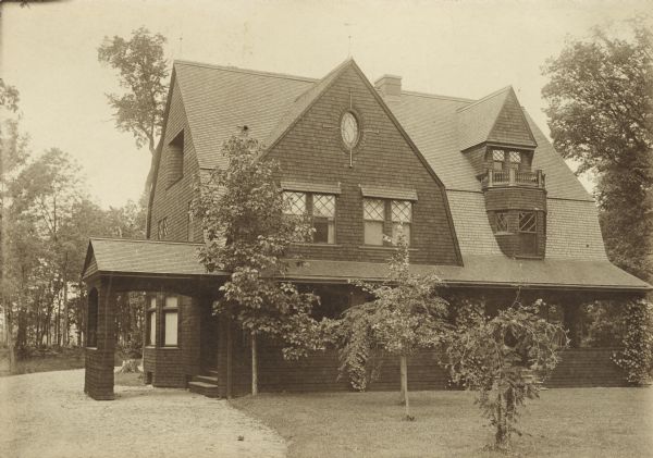 Bracken Brae, country home of John Johnston (1836-1904), a successful Milwaukee banker.