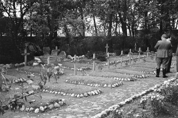 Graves of German soldiers buried near Warsaw.
