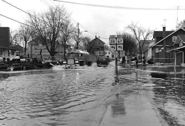 "Flooding on Mayville Street."