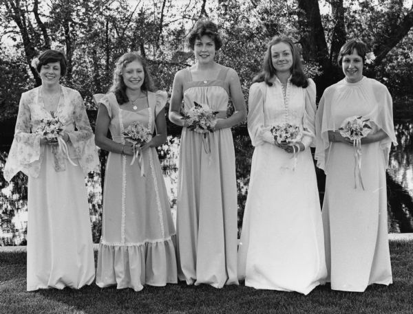 Lomira High School Prom Court | Photograph | Wisconsin Historical Society