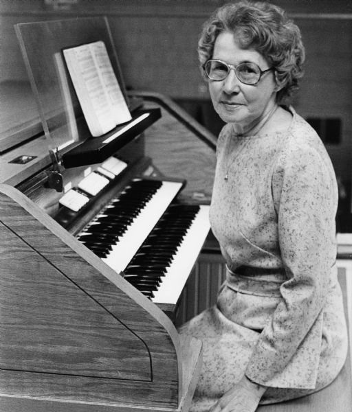 "Eunice Smith served as an organist for many years at St. Peter's Lutheran Church in Theresa."