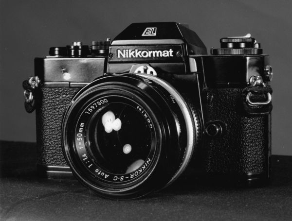 Nikkormat EL was the photographer's first 35mm camera made by Nikon.