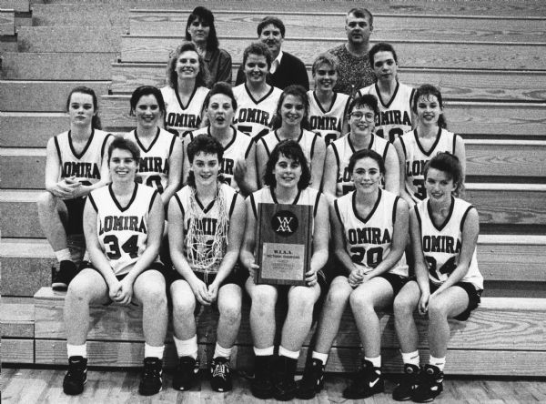 "After defeating Chilton for the sectional title, the Lomira Lions posed for a team picture."