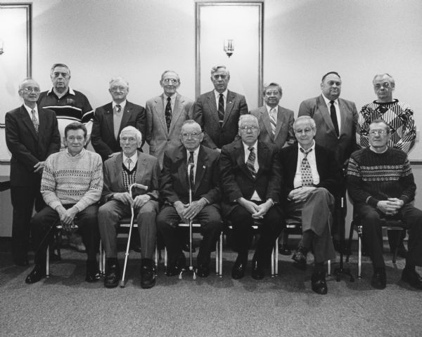 "Theresa Firemen were honored for their many years of service."