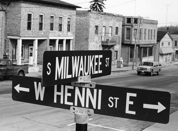 "Solomon Juneau, a devout Catholic, named Henni Street after his friend, Bishop John M. Henni.  Bishop Henni (1805-1881) headed the newly designated diocese of Milwaukee."
