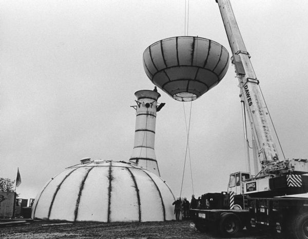 "Theresa water tower construction."